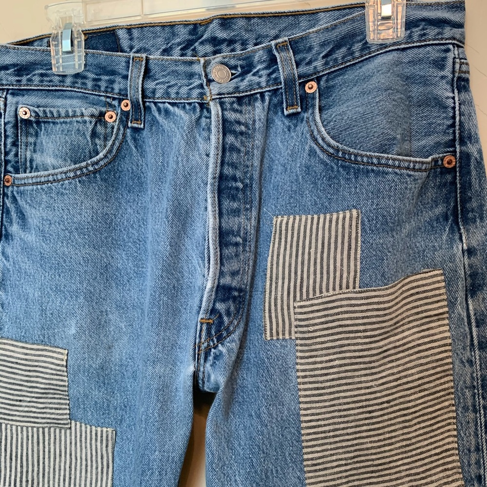 90s Patchwork Levi’s 501s
